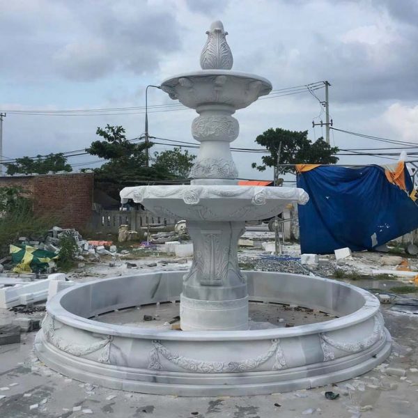Đài phun bước đá tự nhiên cao 2,5 mét (ĐPN45)