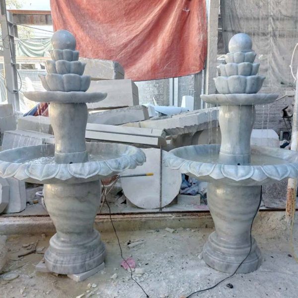 Tháp bi nước đá cẩm thạch xám cao 1,5 mét (ĐPN32)